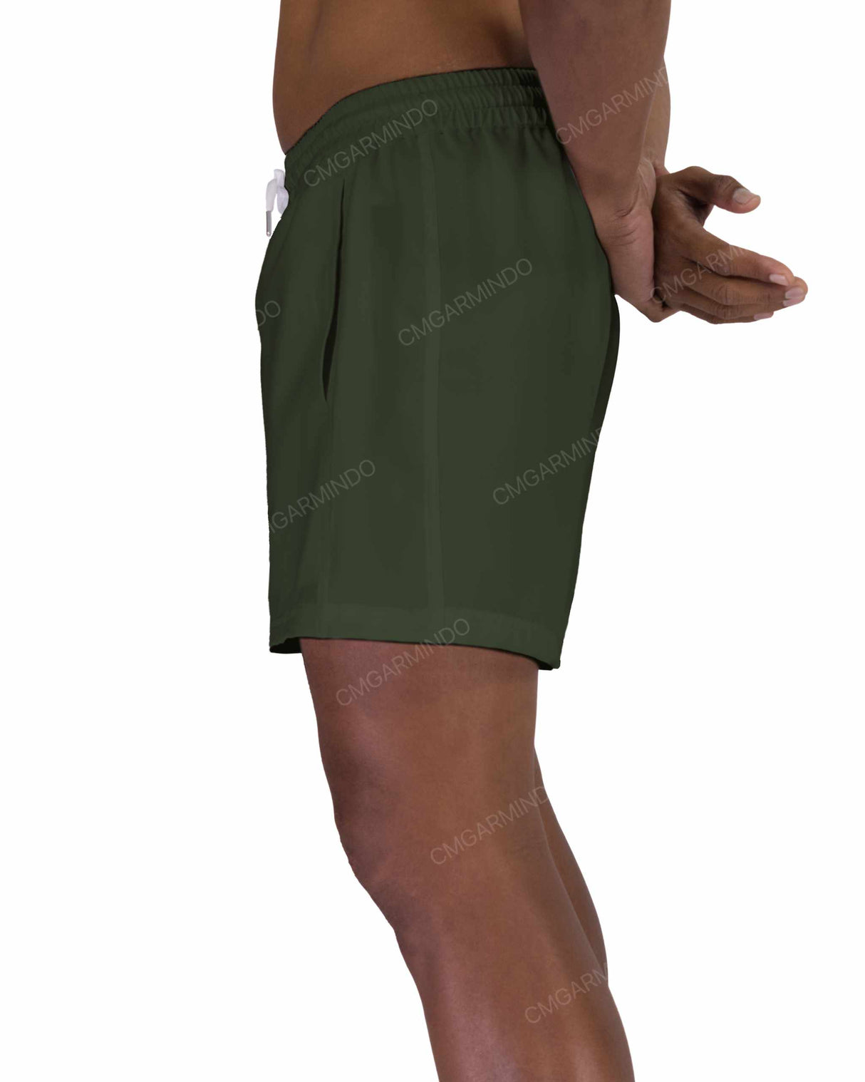 15" Elastic Waist Side Panel Swimshorts