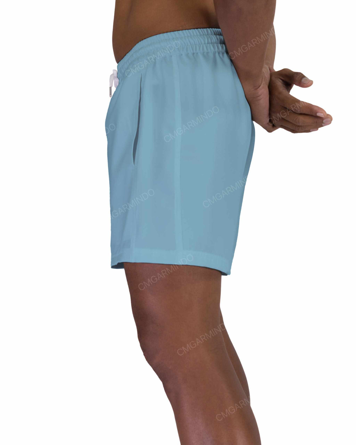 15" Elastic Waist Side Panel Swimshorts