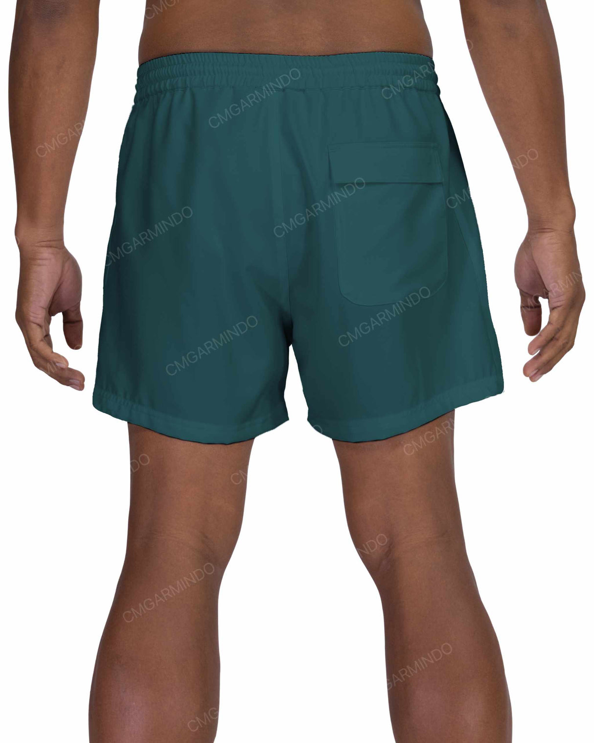 15" Elastic Waist Side Panel Swimshorts