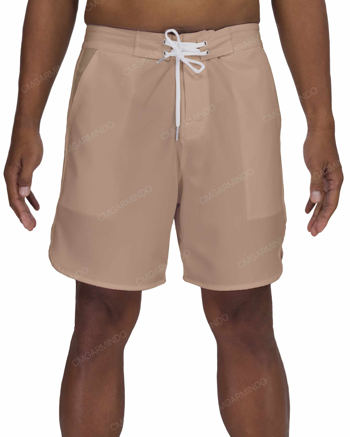 17" Fixed Waist Dolphin Hem Boardshorts