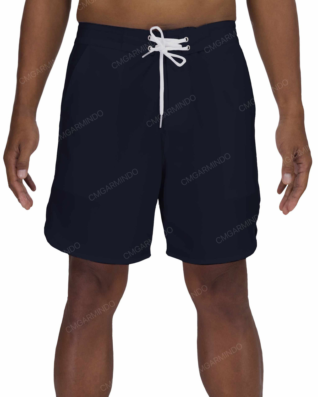17" Fixed Waist Dolphin Hem Boardshorts
