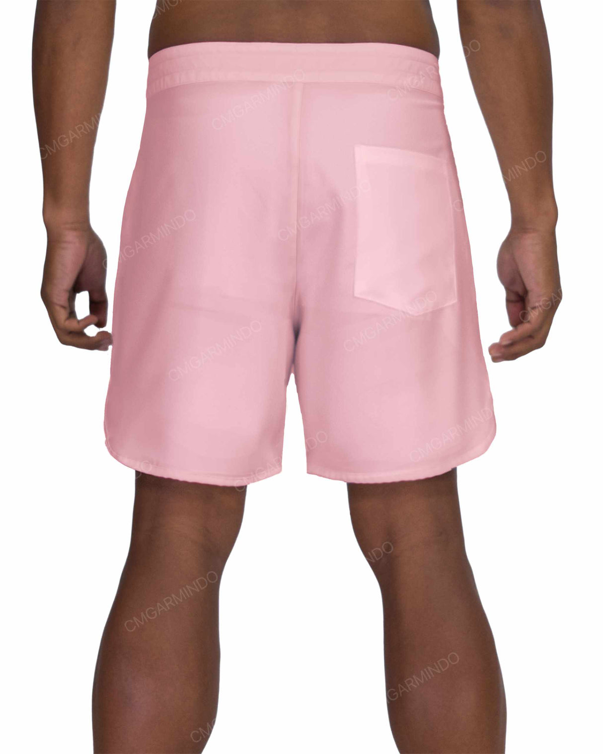 17" Fixed Waist Dolphin Hem Boardshorts