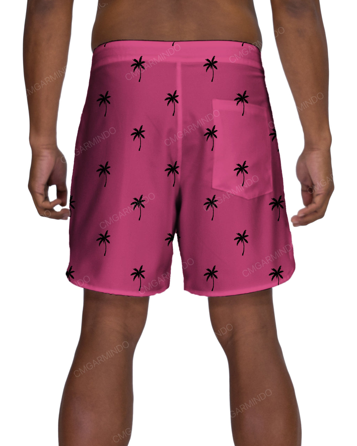 17" Fixed Waist Dolphin Hem Boardshorts