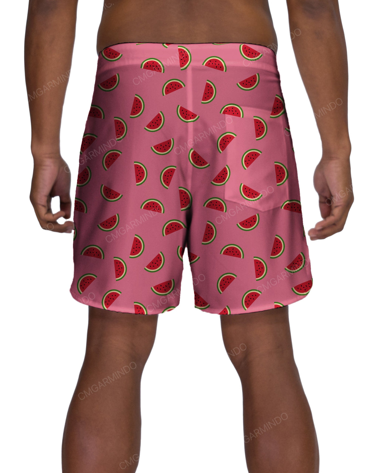 17" Fixed Waist Dolphin Hem Boardshorts