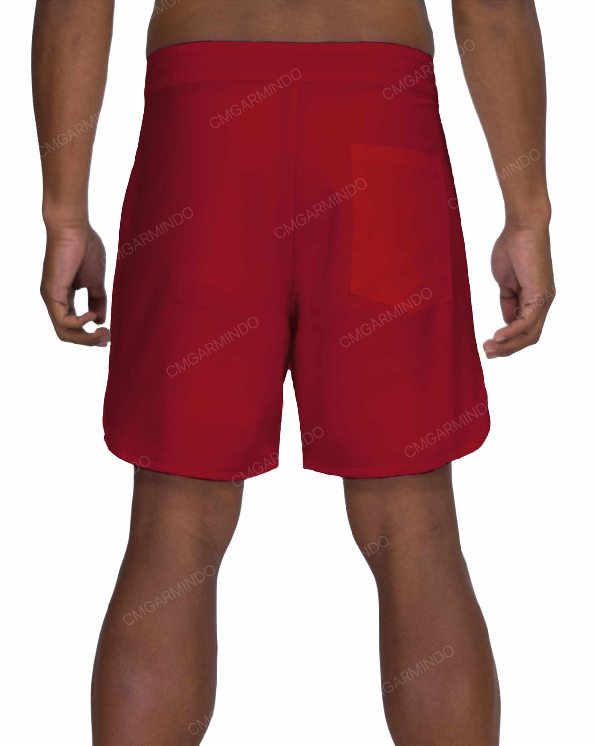 17" Fixed Waist Dolphin Hem Boardshorts