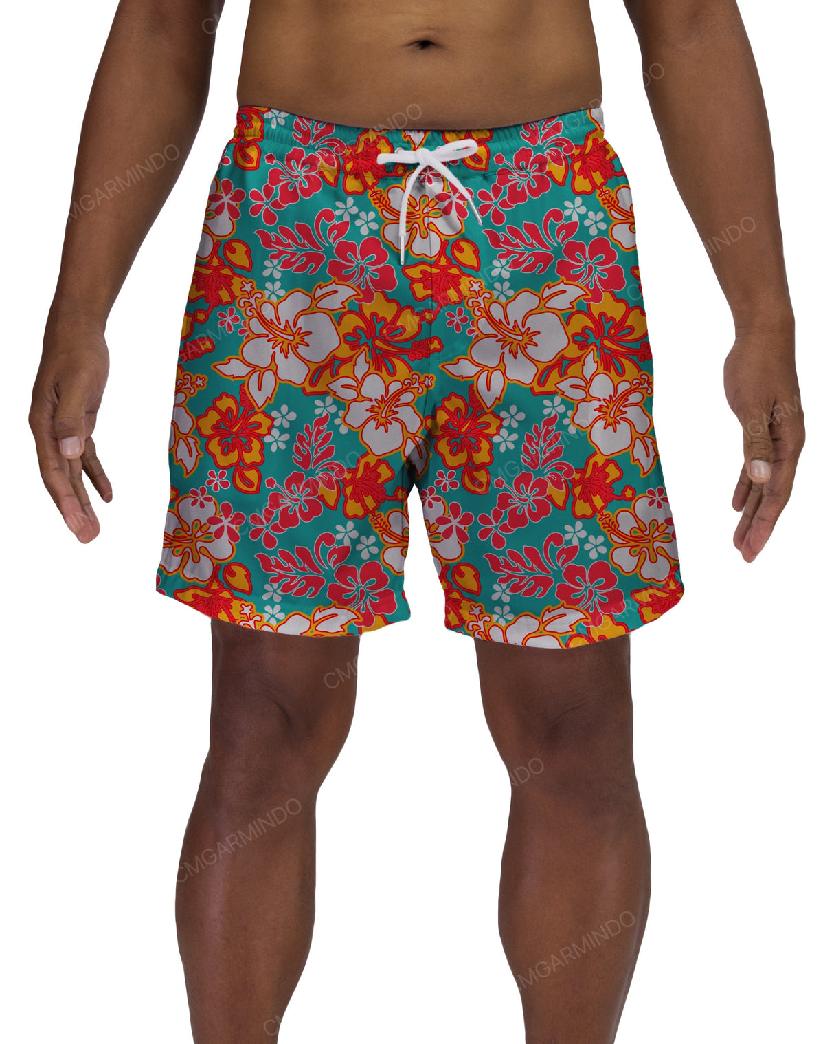 17" Elastic Waist Swimshorts