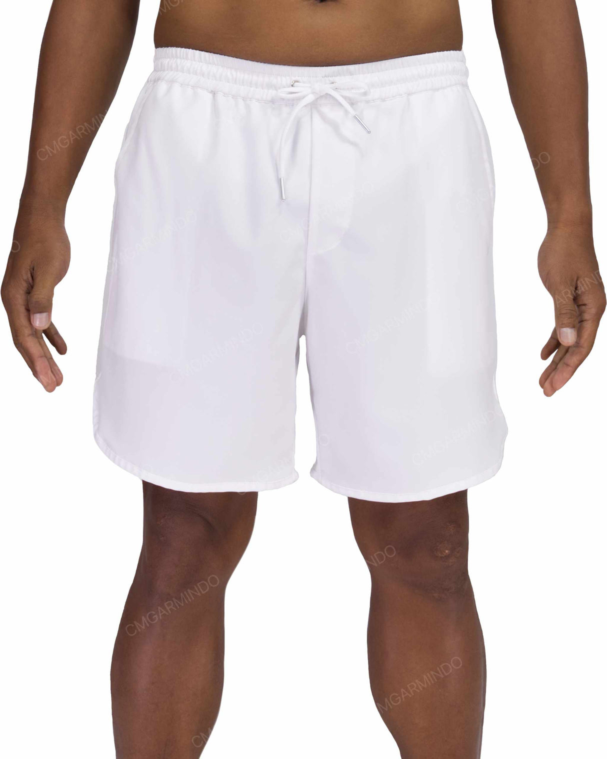 17" Elastic Waist Dolphin Hem Swimshorts