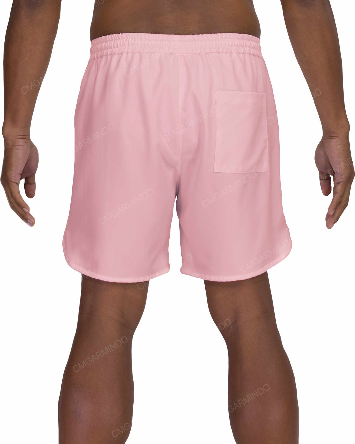 17" Elastic Waist Dolphin Hem Swimshorts