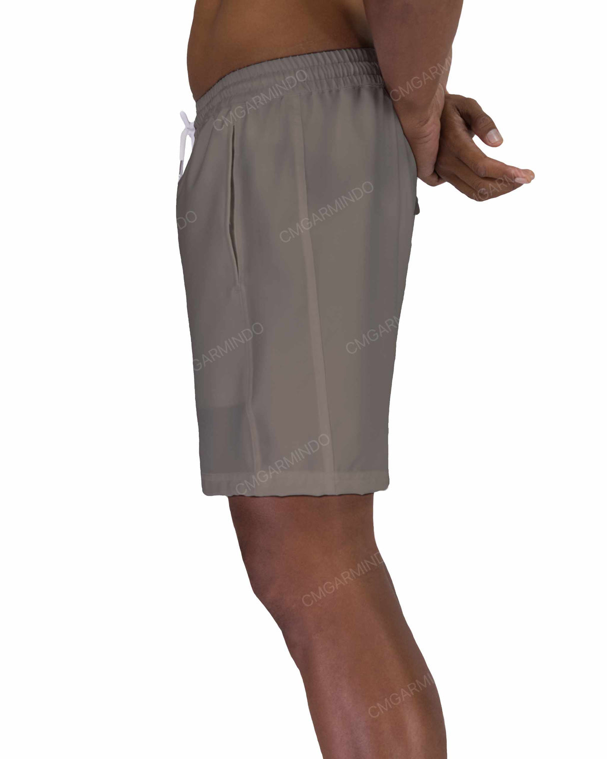17" Elastic Waist Side Panel Swimshorts
