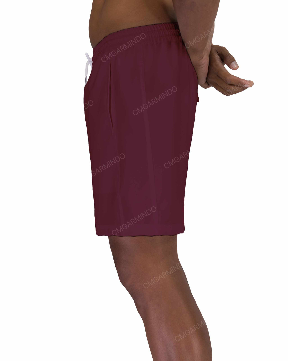 17" Elastic Waist Side Panel Swimshorts