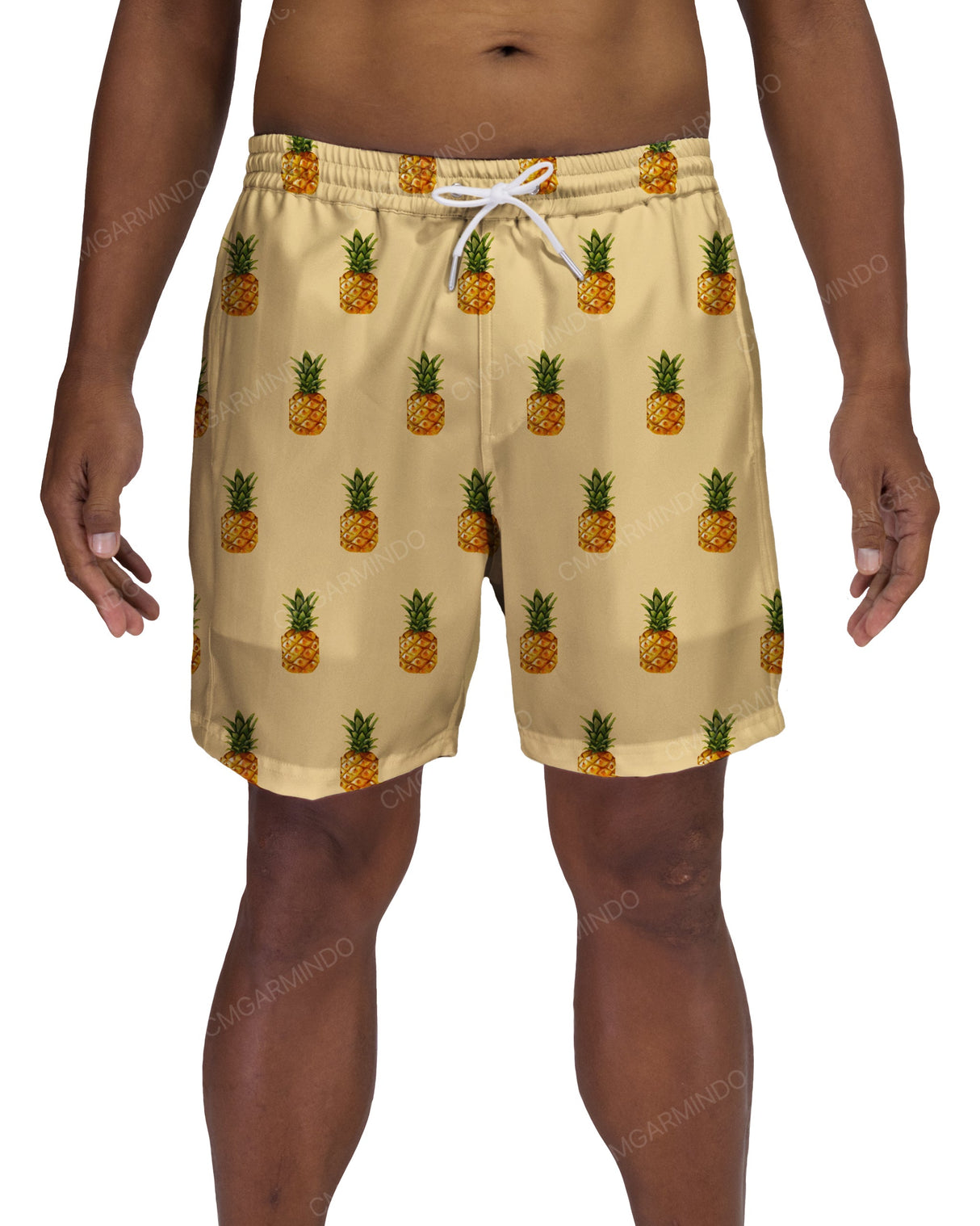 17" Elastic Waist Side Panel Swimshorts