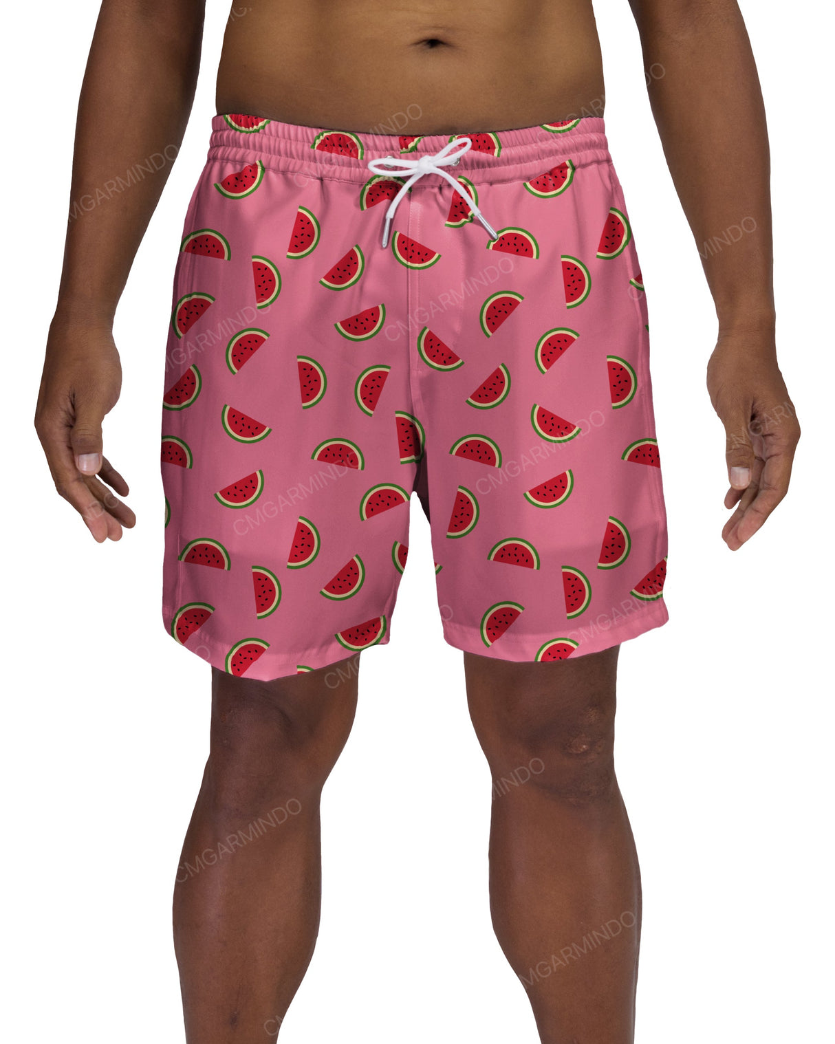 17" Elastic Waist Side Panel Swimshorts