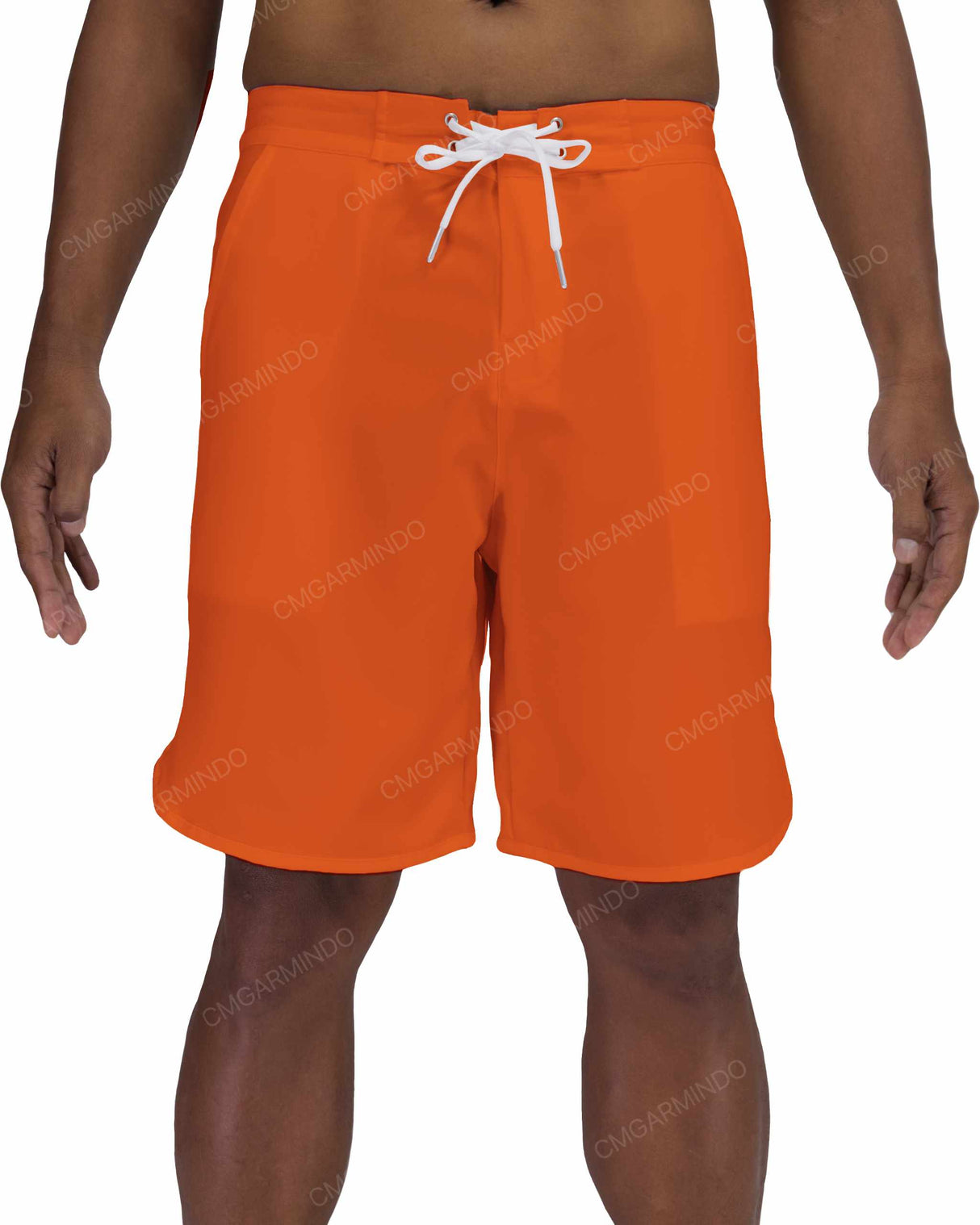 19" Fixed Waist Dolphin Hem Boardshorts