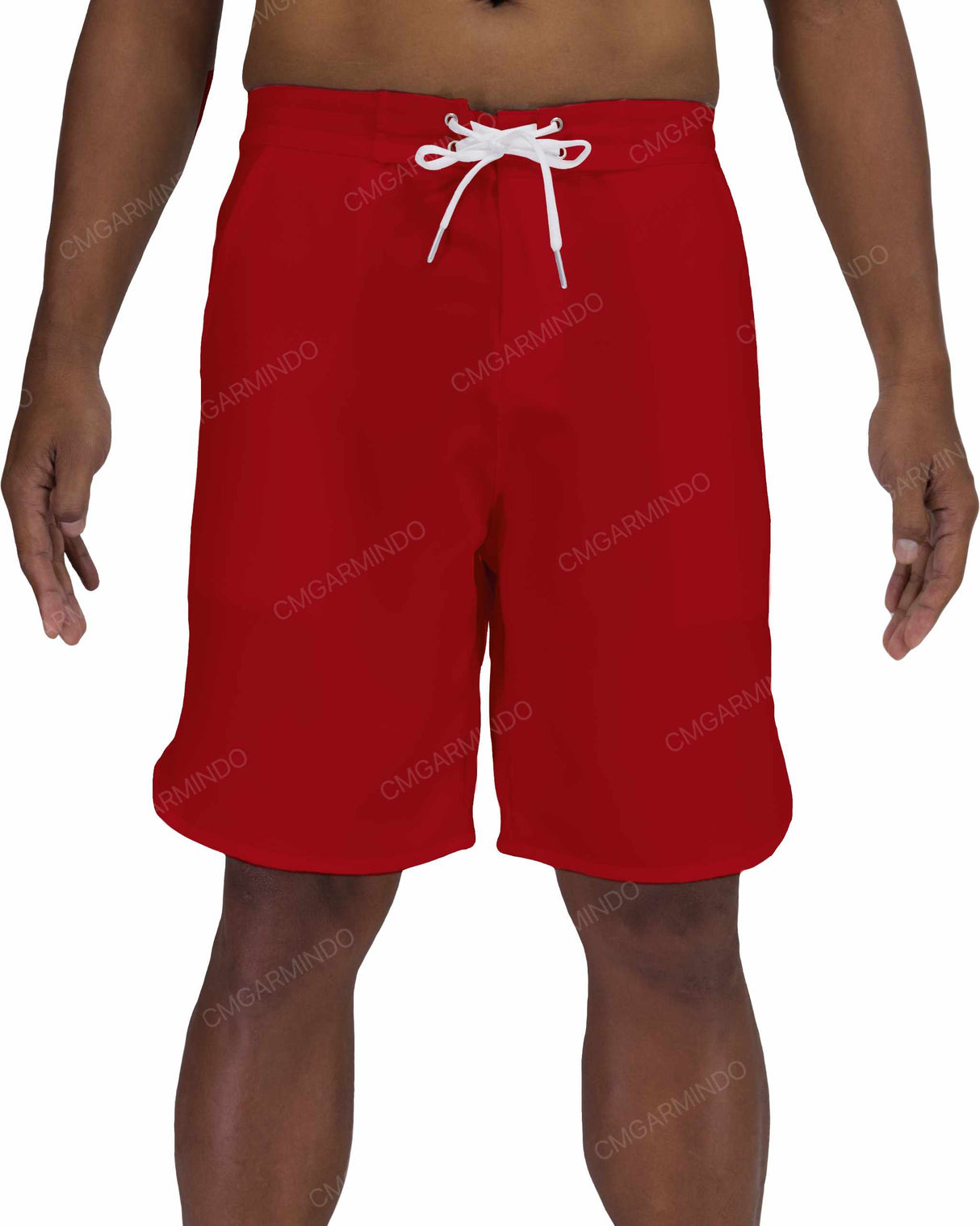 19" Fixed Waist Dolphin Hem Boardshorts