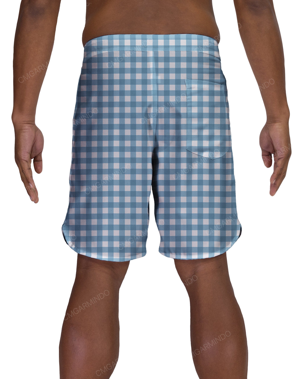 19" Fixed Waist Dolphin Hem Boardshorts