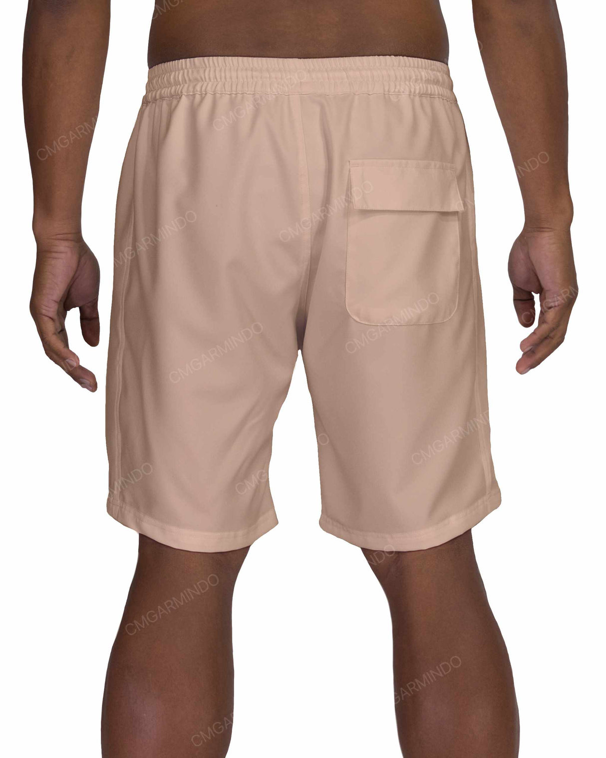 19" Elastic Waist Side Panel Swimshorts