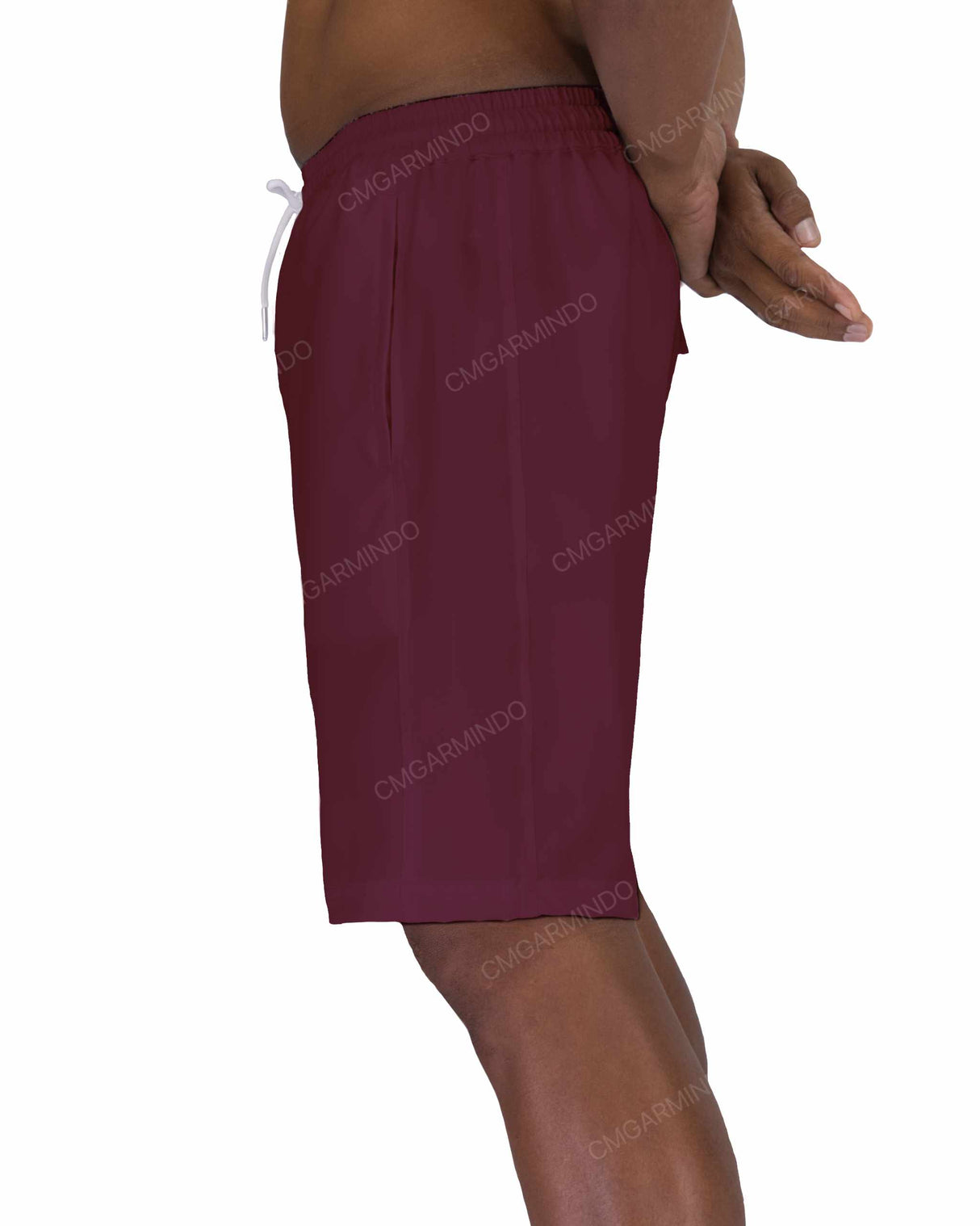 19" Elastic Waist Side Panel Swimshorts