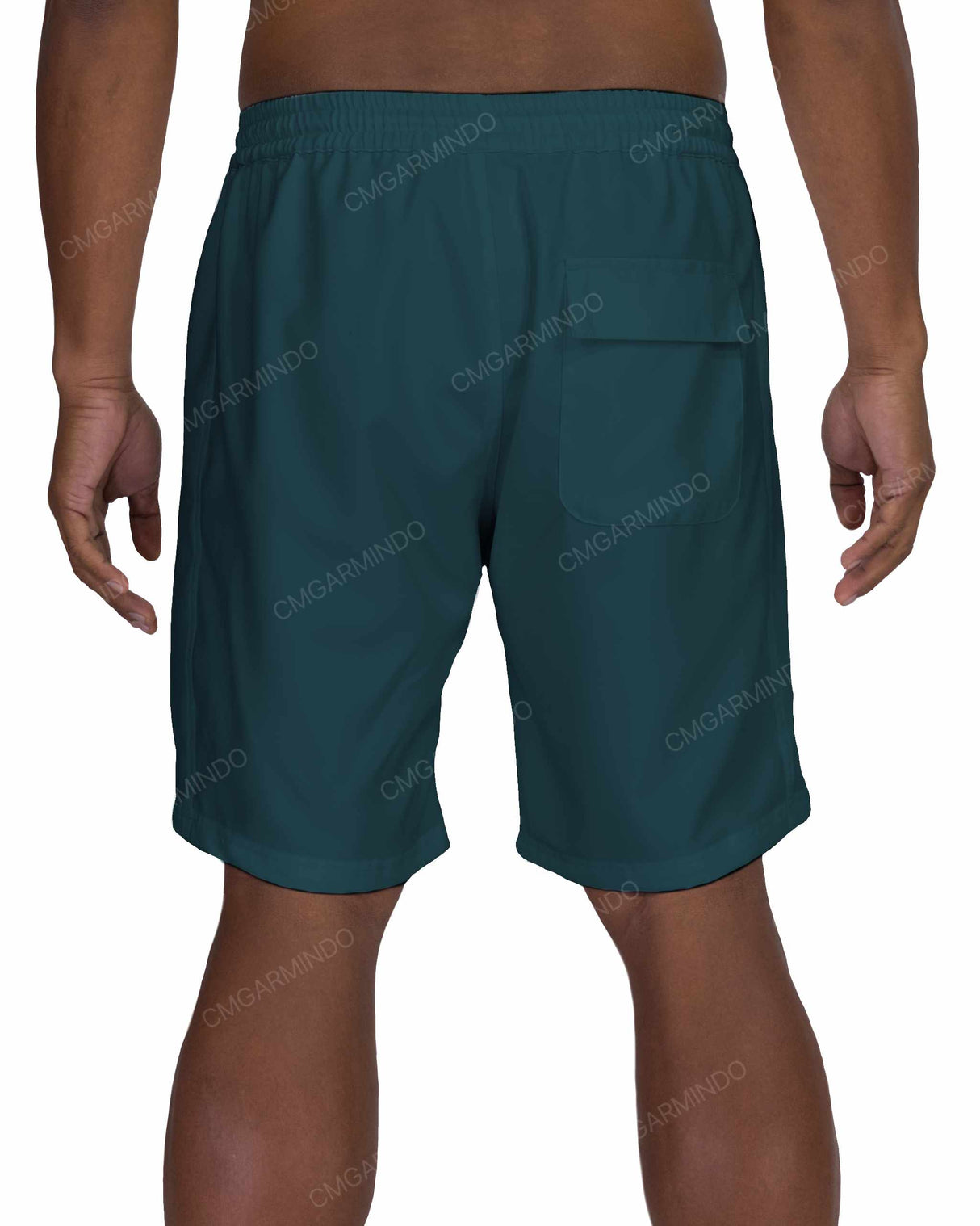 19" Elastic Waist Side Panel Swimshorts