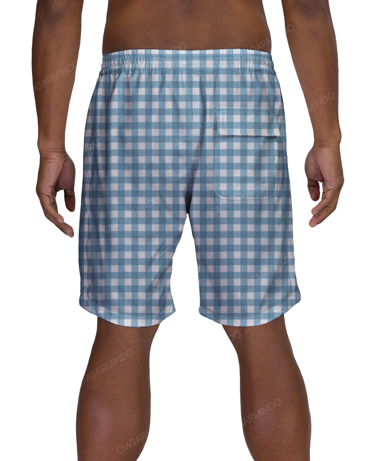 19" Elastic Waist Side Panel Swimshorts