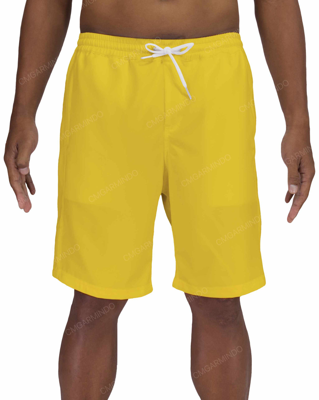 19" Elastic Waist Side Panel Swimshorts