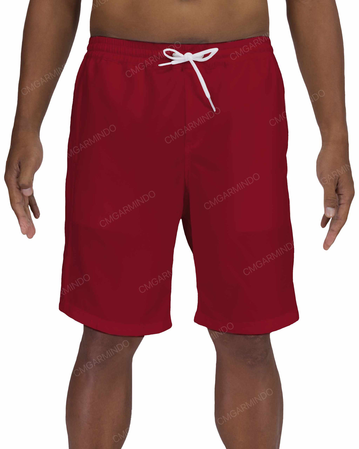 19" Elastic Waist Side Panel Swimshorts