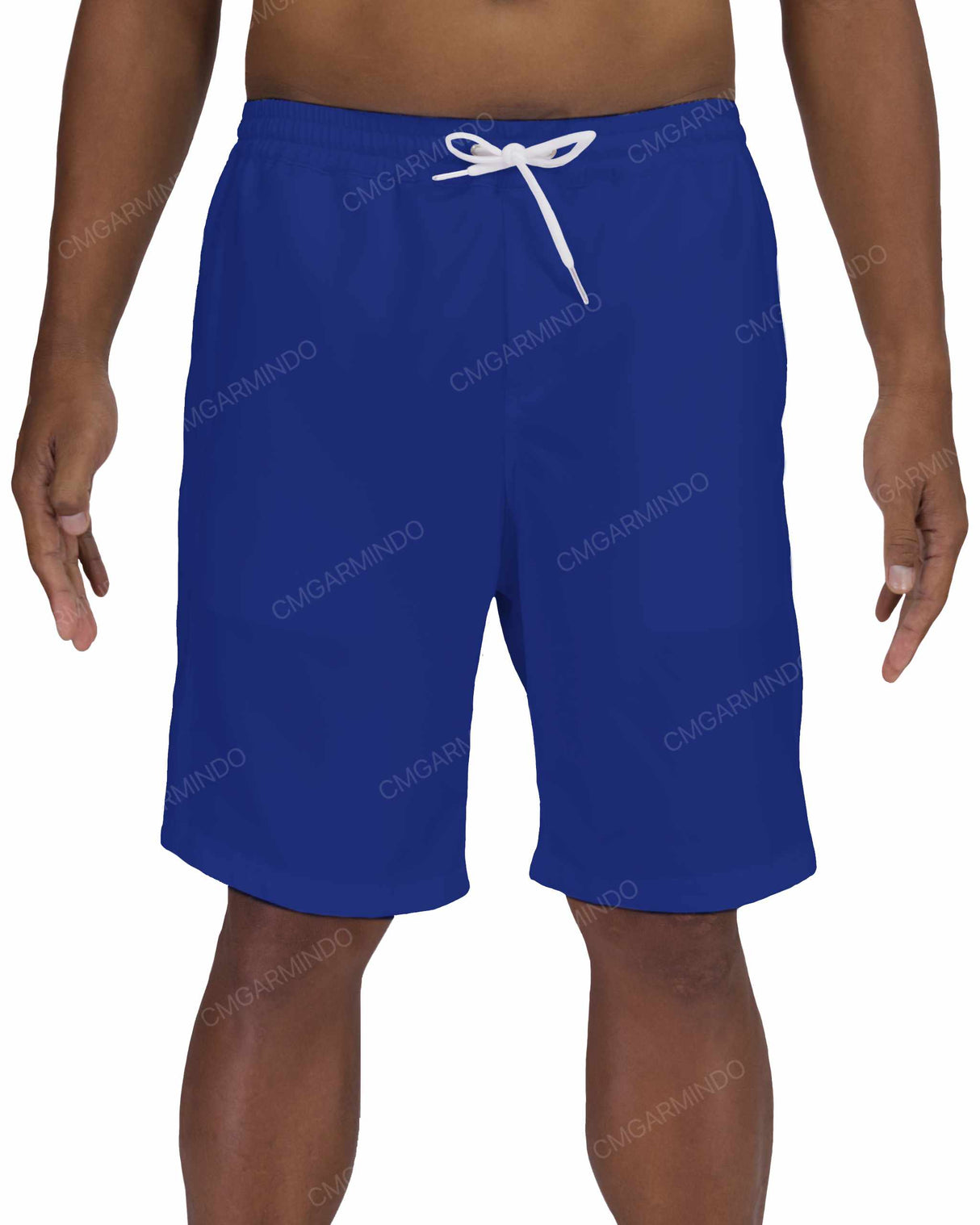 19" Elastic Waist Side Panel Swimshorts