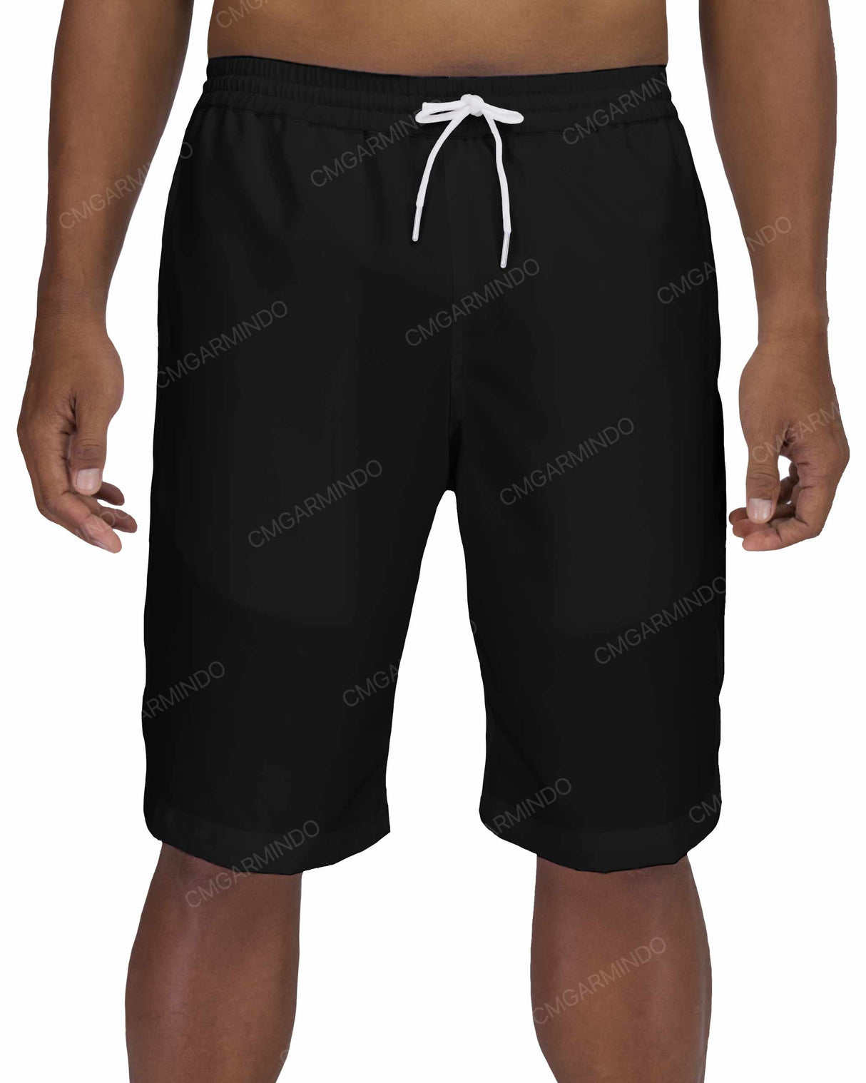 21" Elastic Waist Side Panel Swimshorts