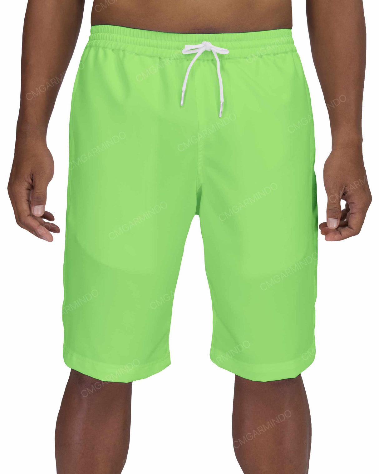 21" Elastic Waist Side Panel Swimshorts