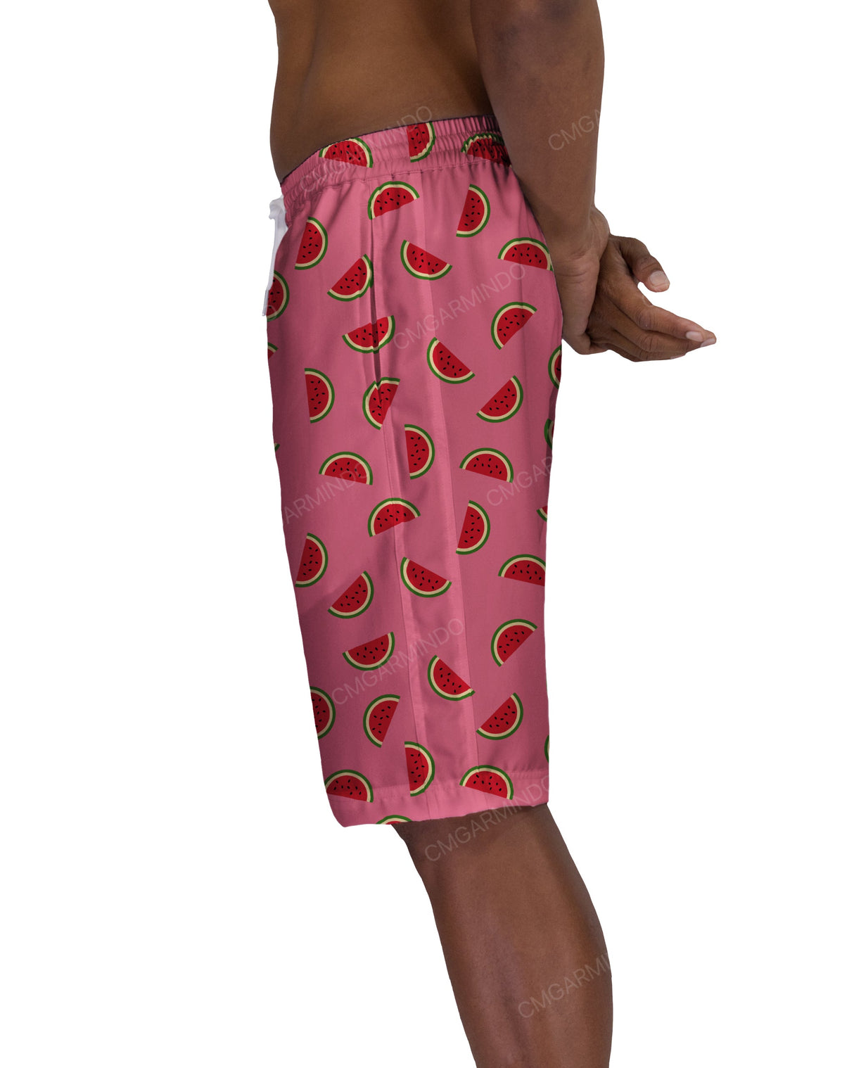 21" Elastic Waist Side Panel Swimshorts
