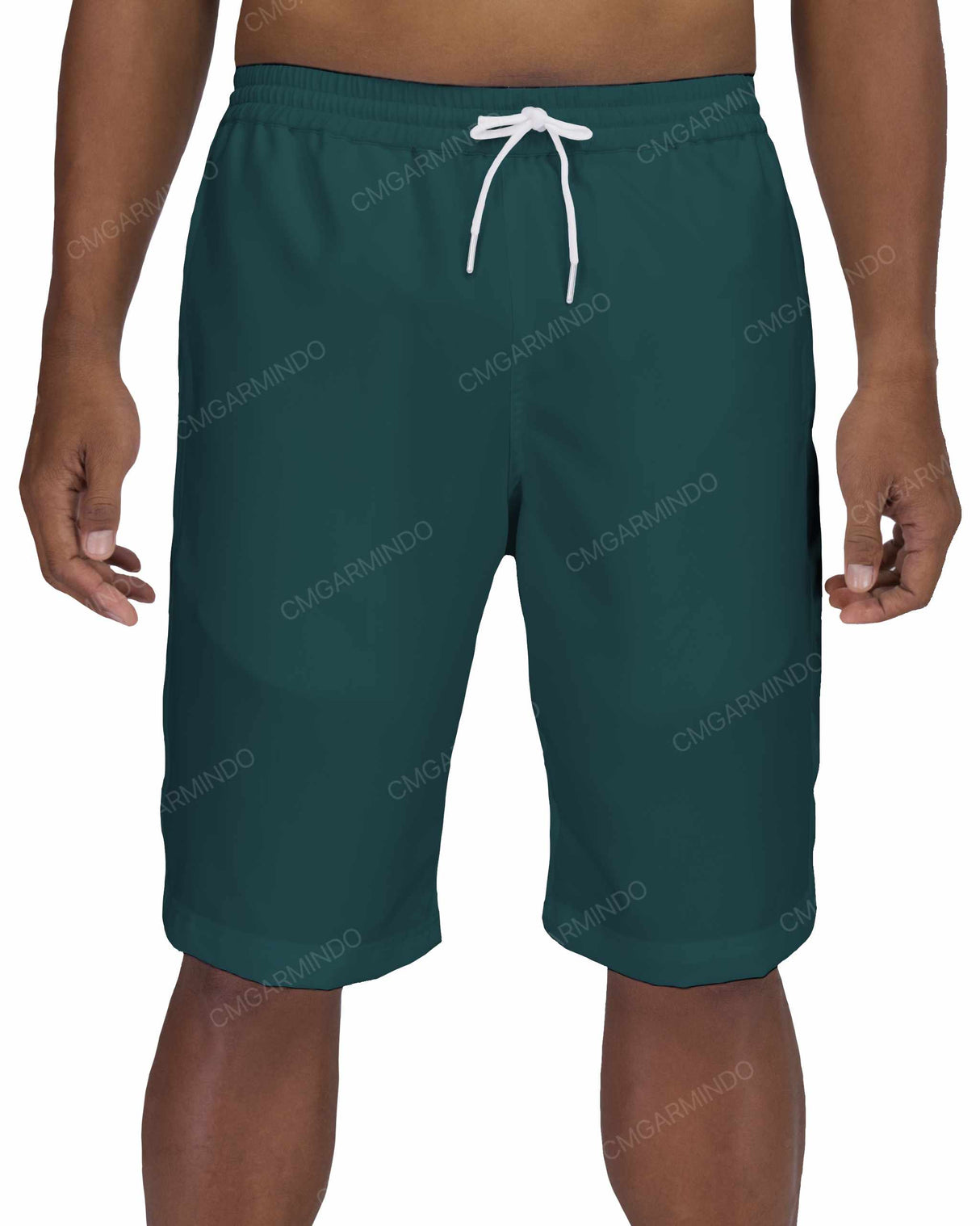 21" Elastic Waist Side Panel Swimshorts