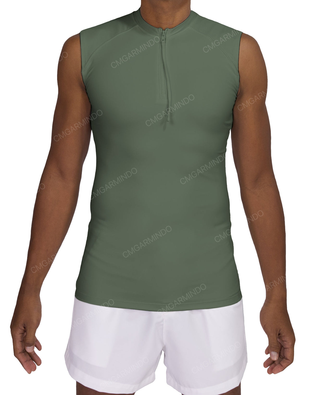 Sleeveless Raglan Rashguard Top