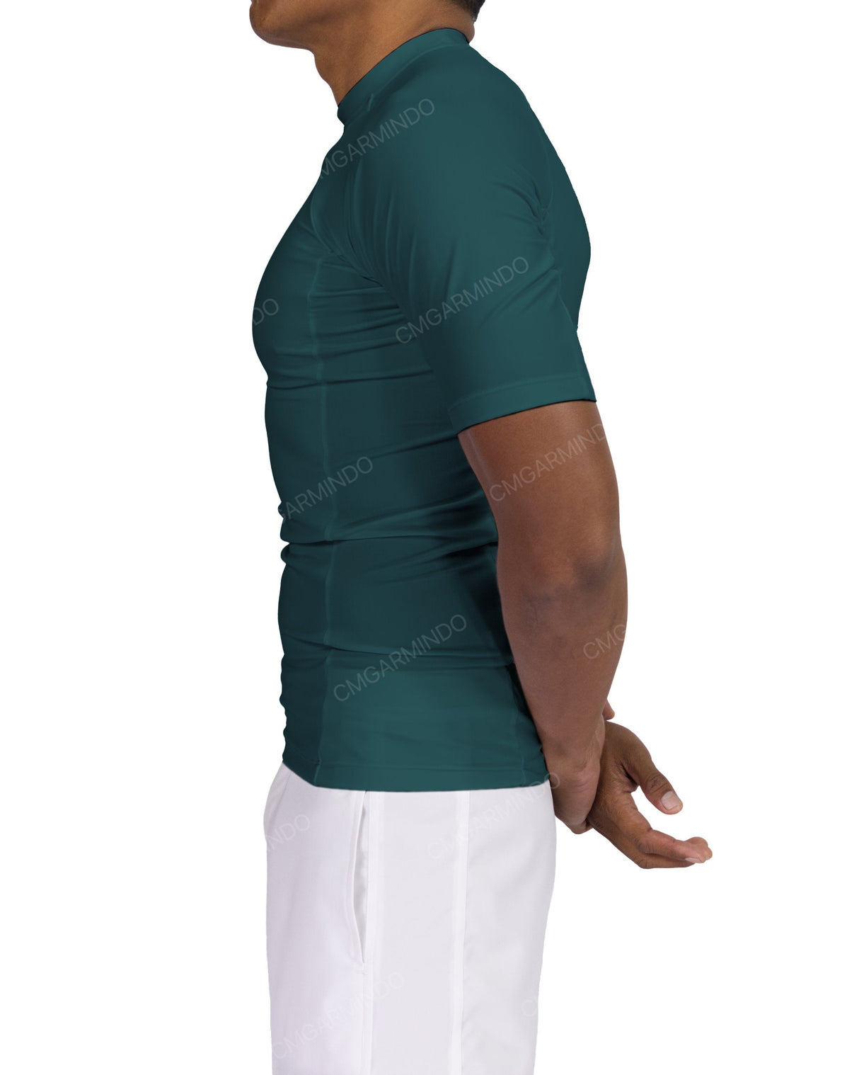 Short Sleeve Raglan Panel Rashguard Top