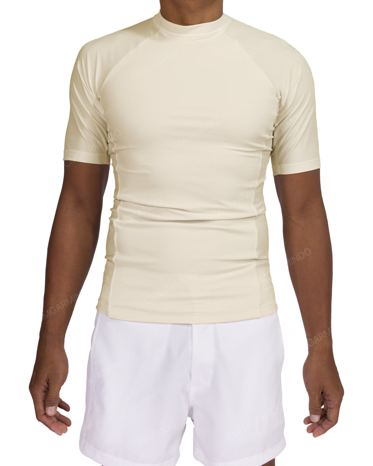 Short Sleeve Raglan Panel Rashguard Top