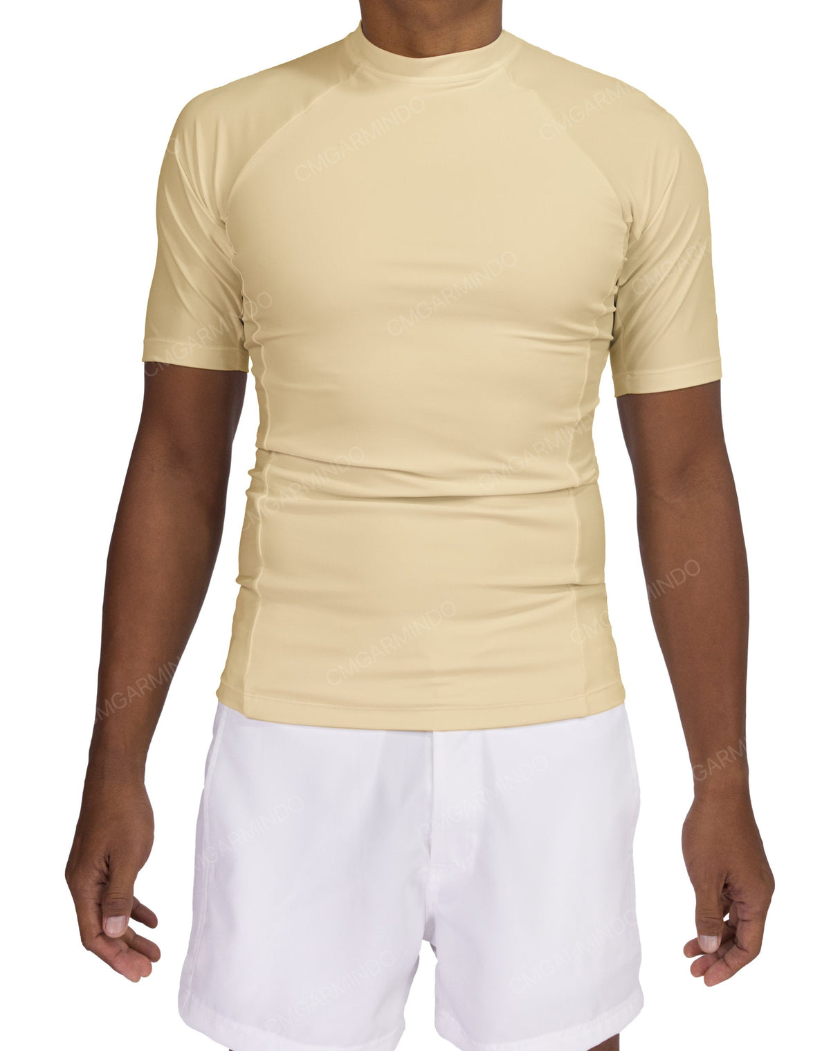 Short Sleeve Raglan Panel Rashguard Top