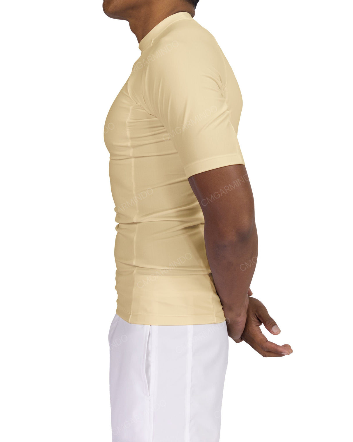 Short Sleeve Raglan Panel Rashguard Top