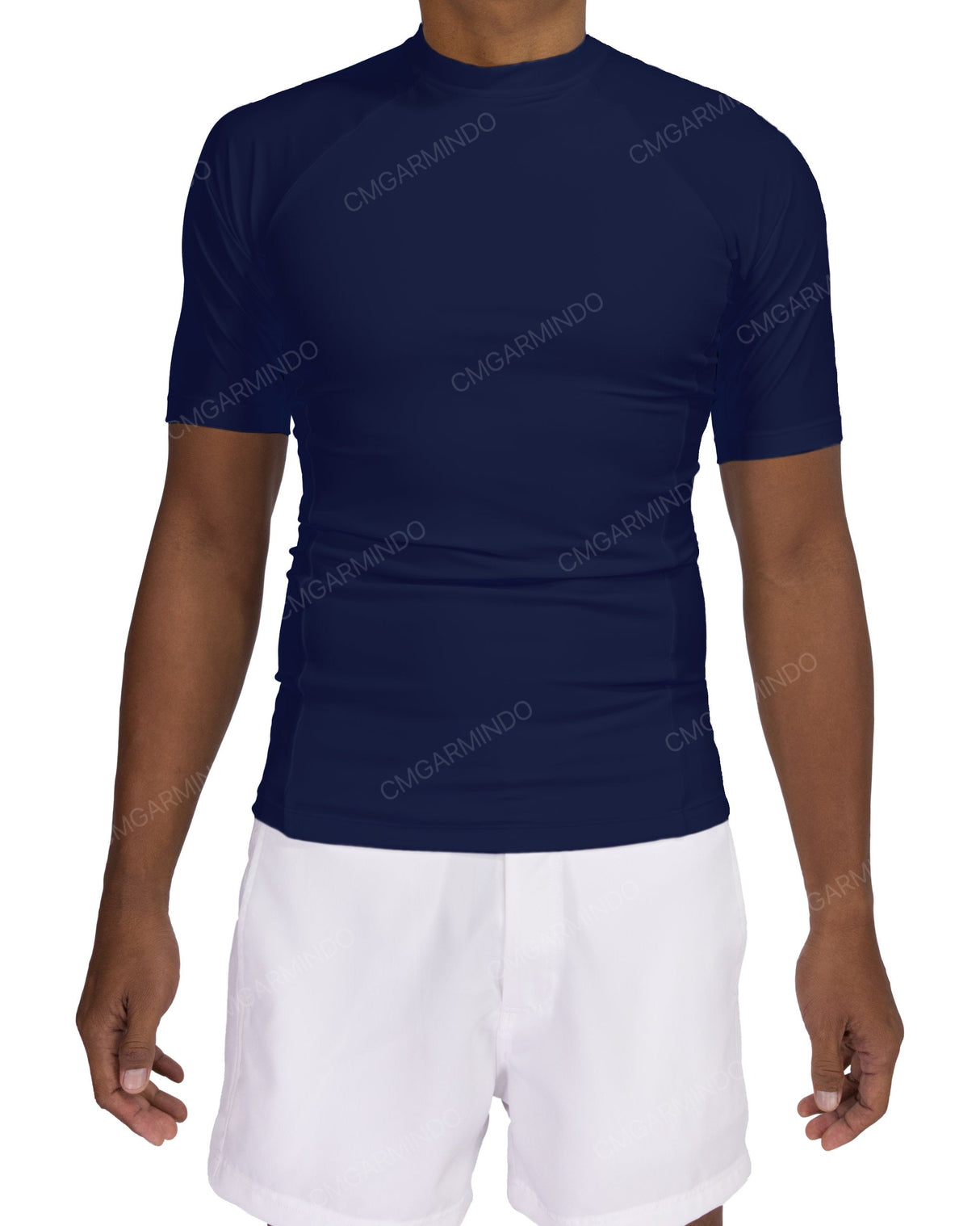 Short Sleeve Raglan Panel Rashguard Top