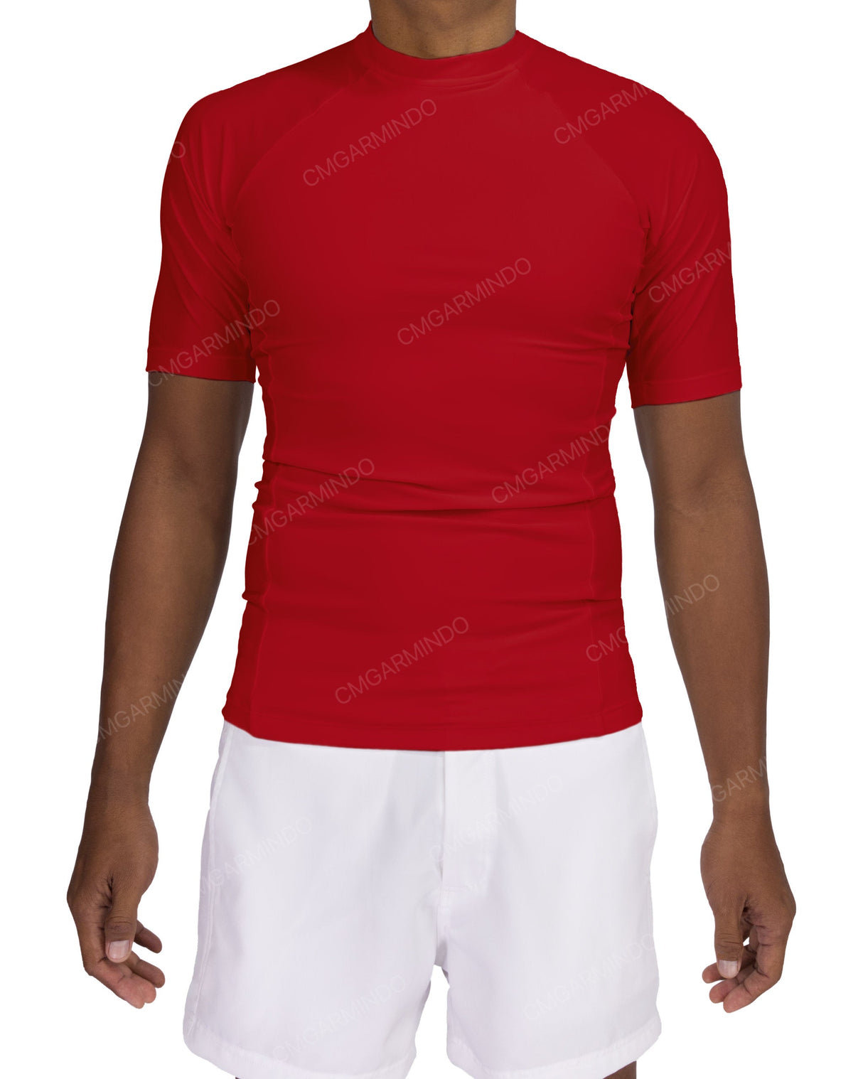 Short Sleeve Raglan Panel Rashguard Top