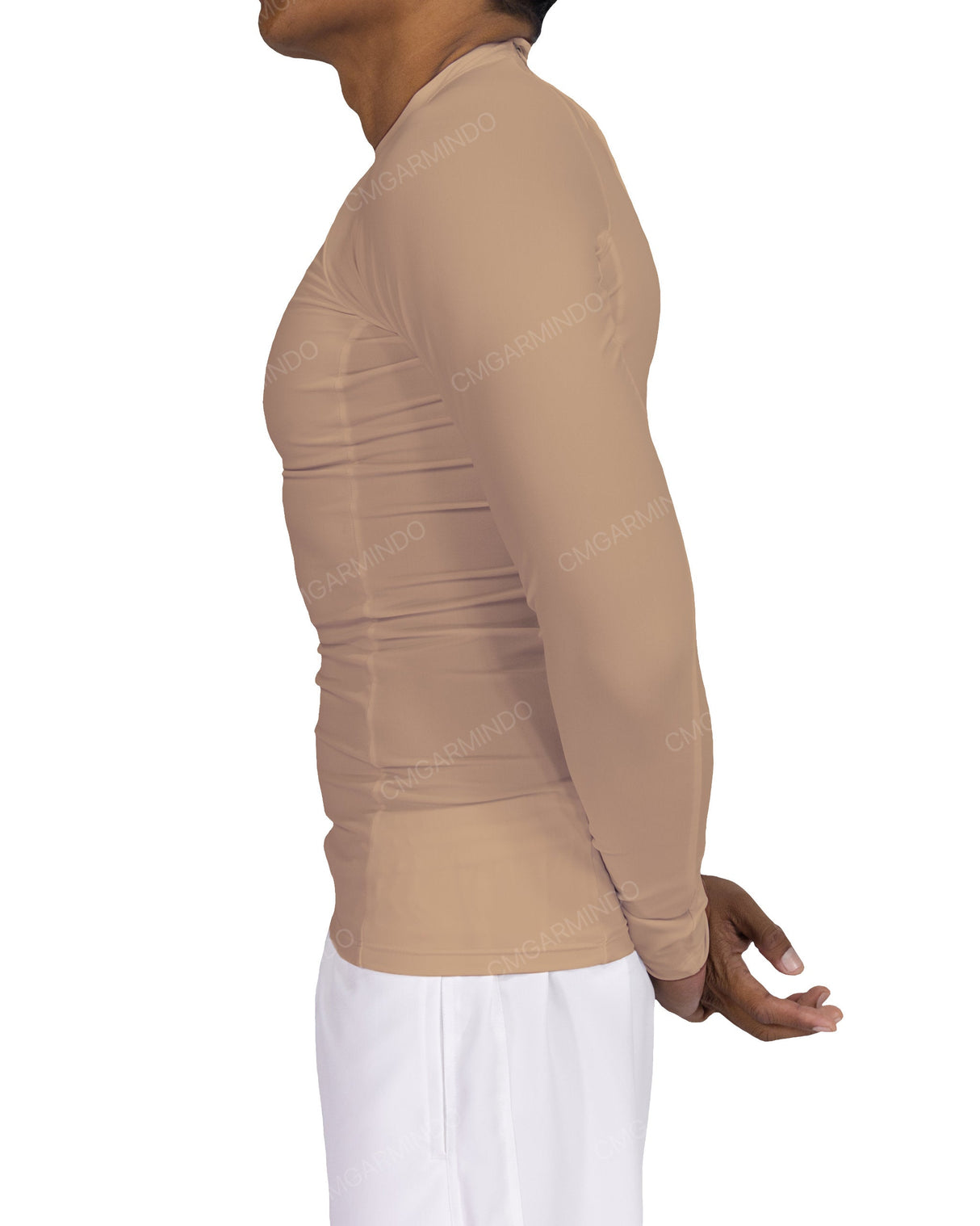 Long Sleeve Raglan Panel Rashguard Top