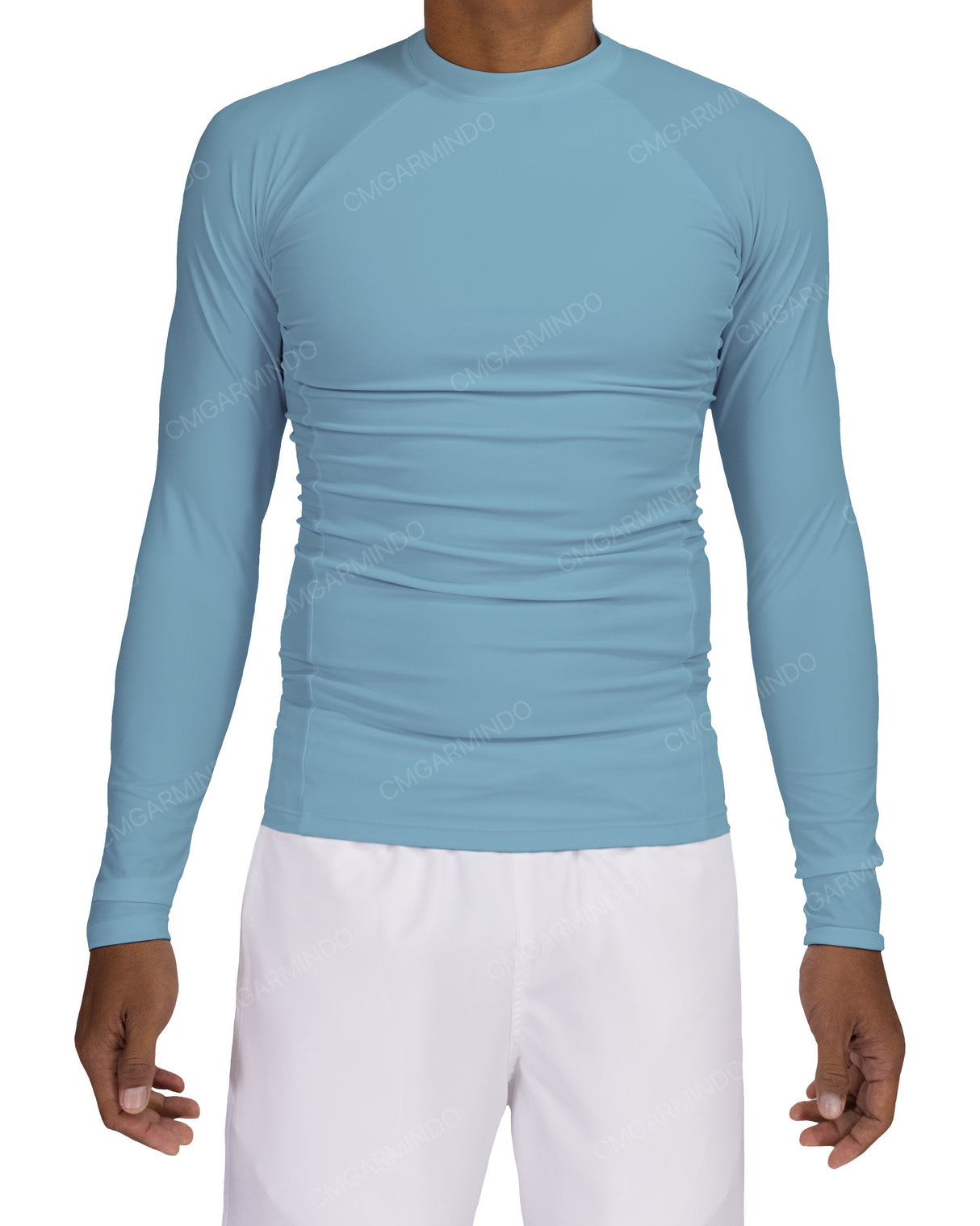 Long Sleeve Raglan Panel Rashguard Top