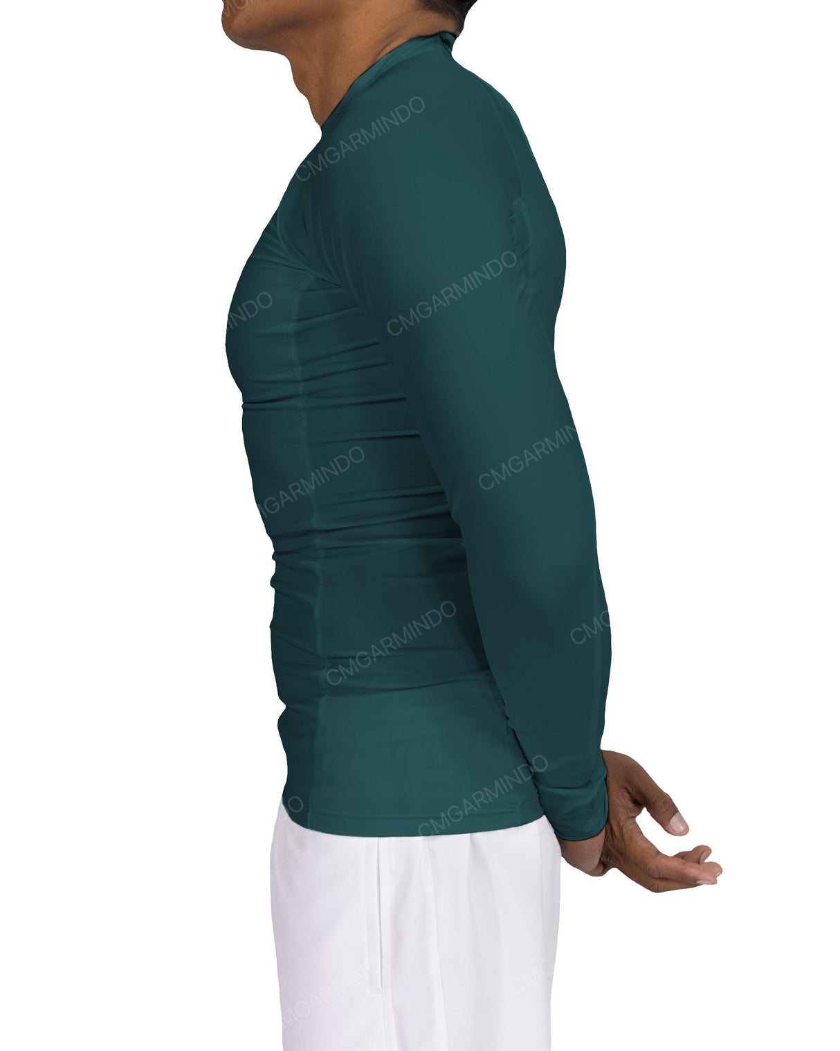 Long Sleeve Raglan Panel Rashguard Top