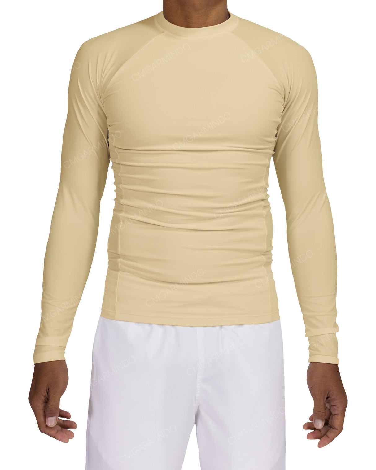 Long Sleeve Raglan Panel Rashguard Top