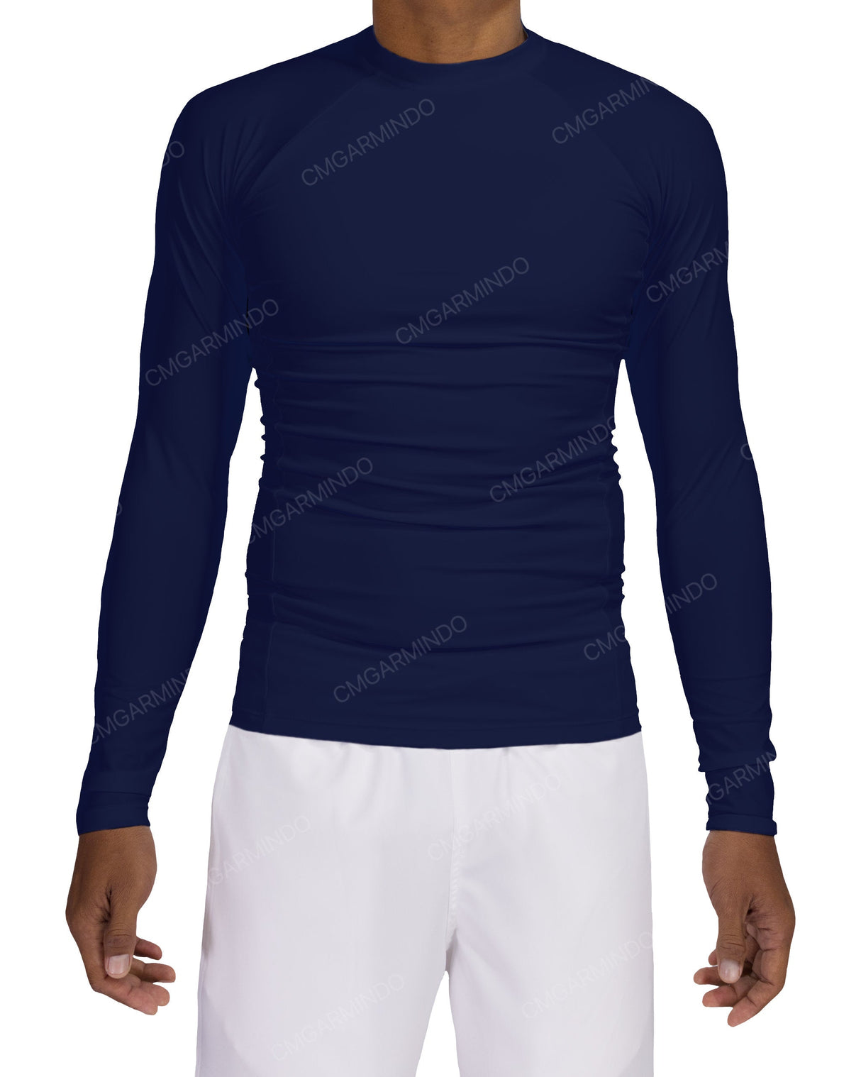 Long Sleeve Raglan Panel Rashguard Top