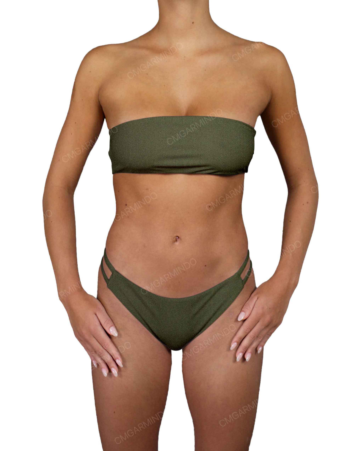 Double Side Strap Low Waist Bottom