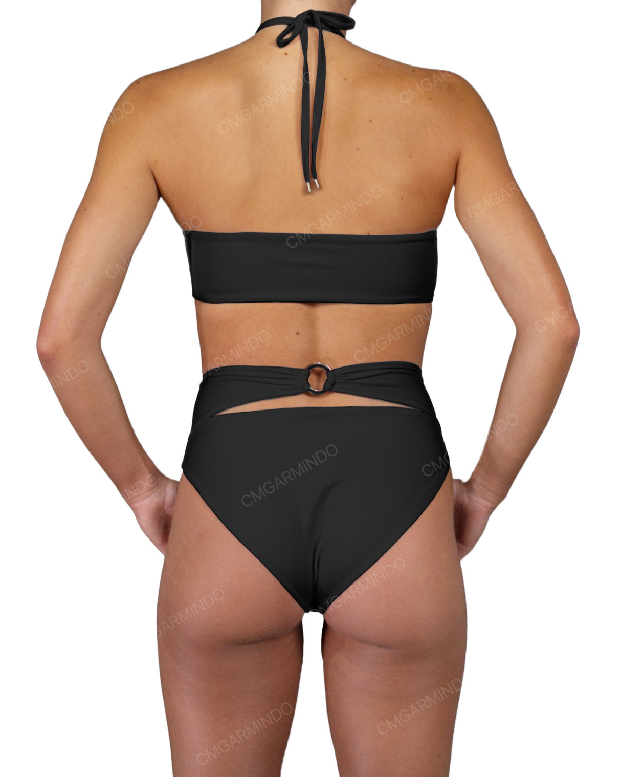 Back Ring High Waist Bottom