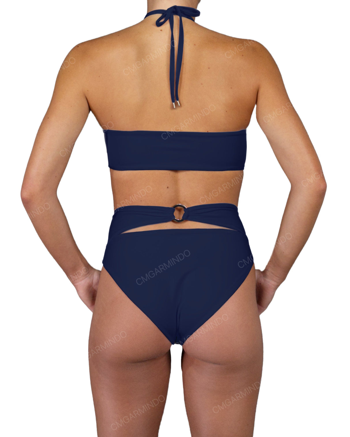 Back Ring High Waist Bottom