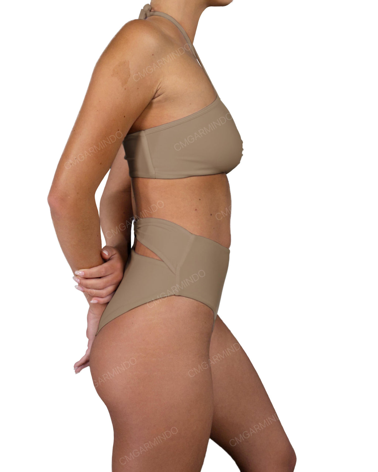 Back Ring High Waist Bottom