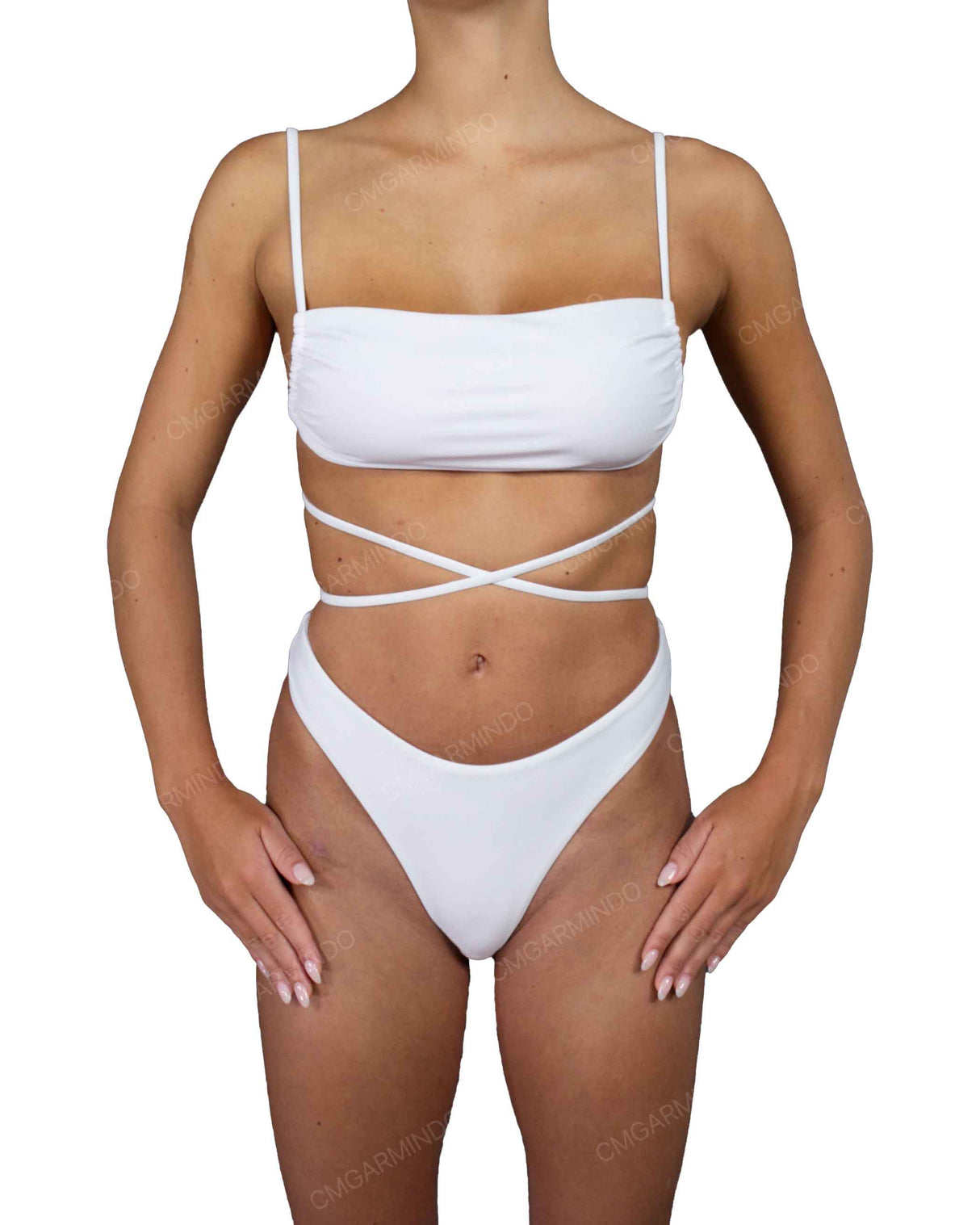 Scrunched Back High Waist Bottom