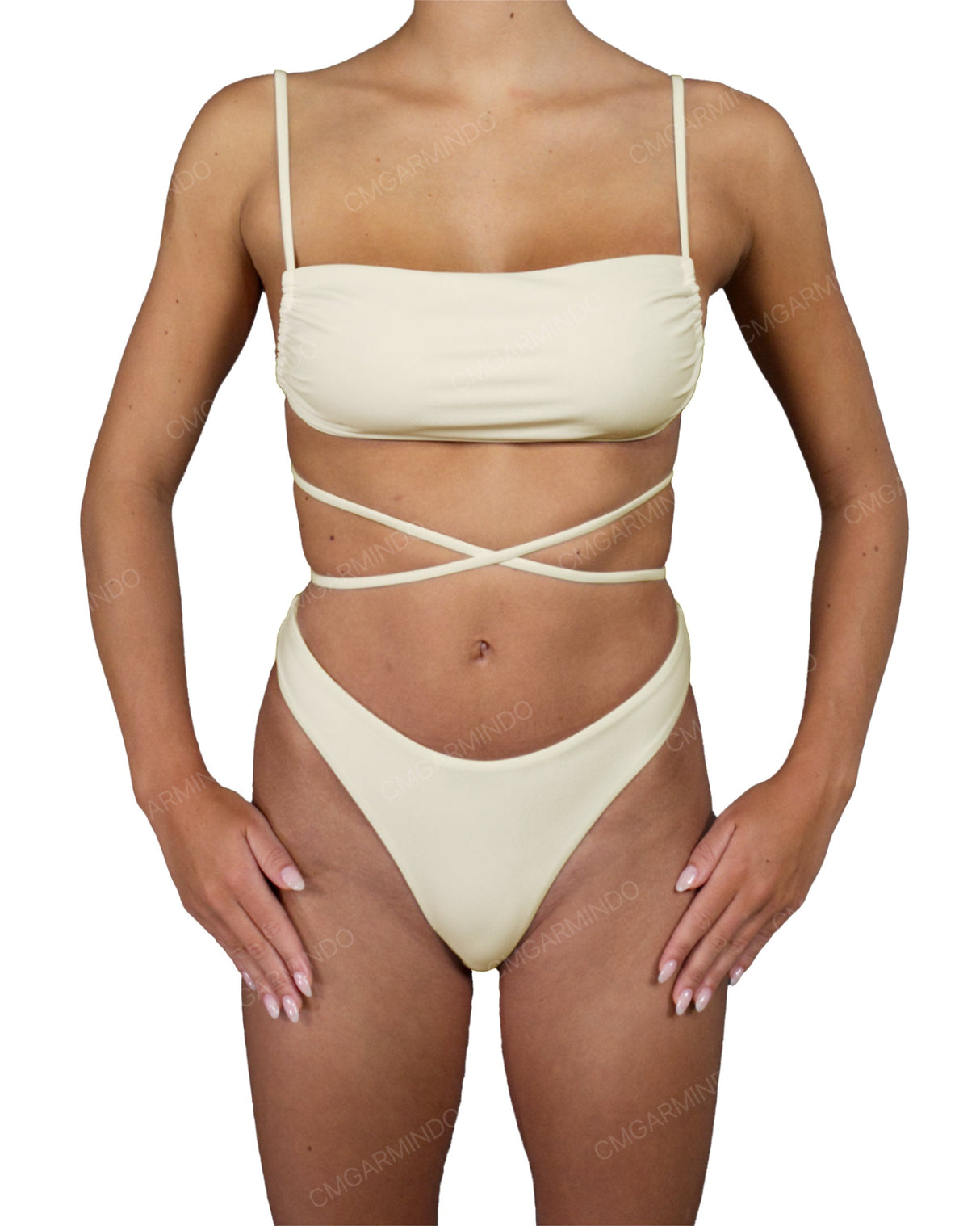 Scrunched Back High Waist Bottom