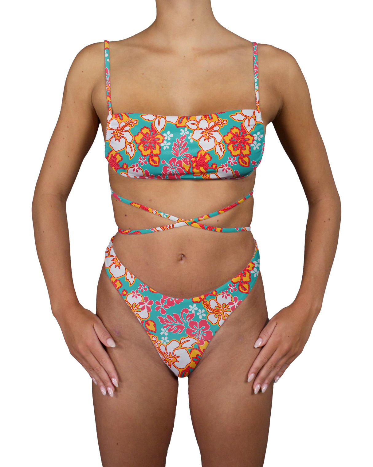 Scrunched Back High Waist Bottom