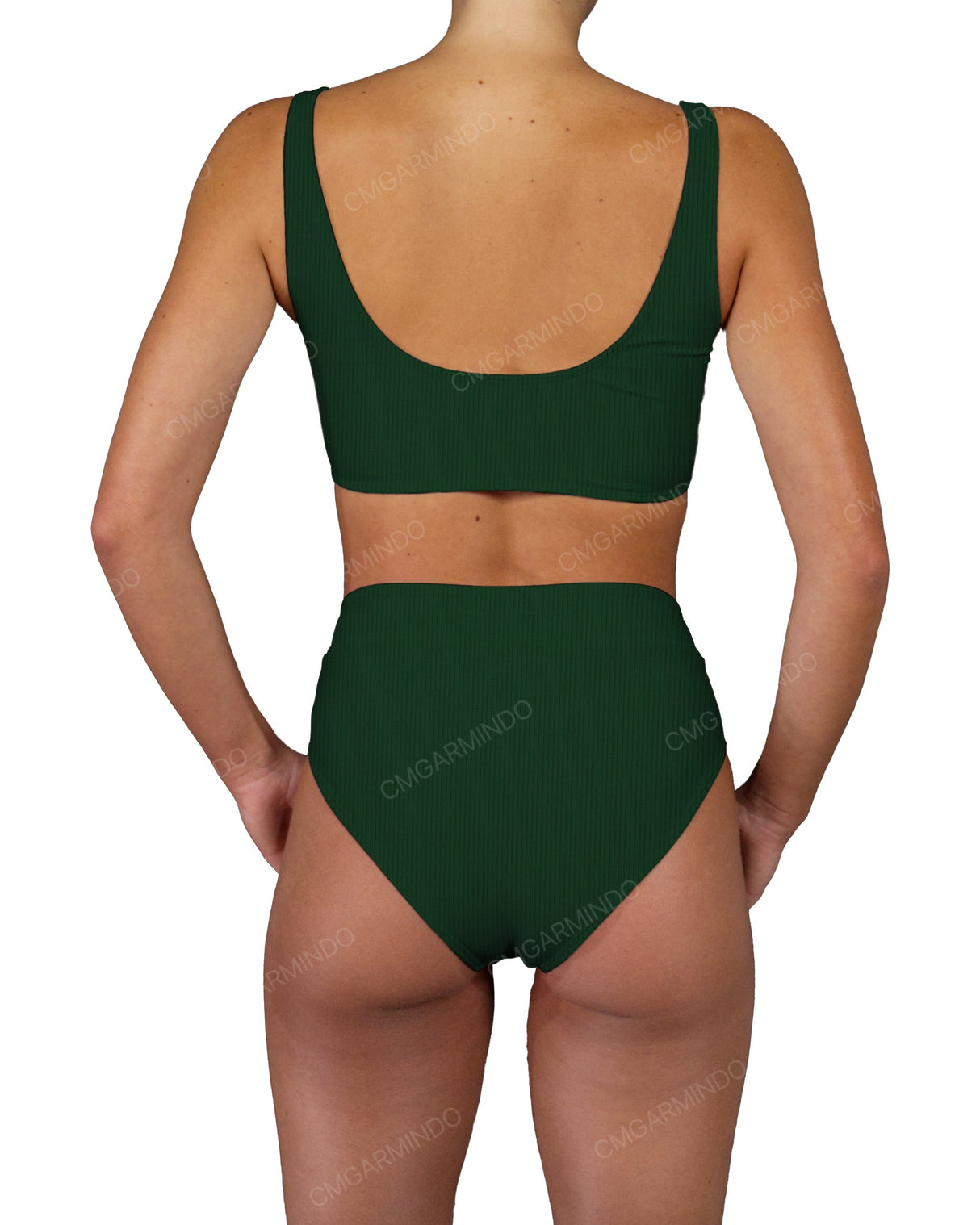V-Wrap High Waist Bottom